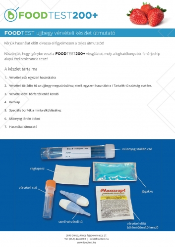 FOODTEST 200+ vérvételi tájékoztató pdf.